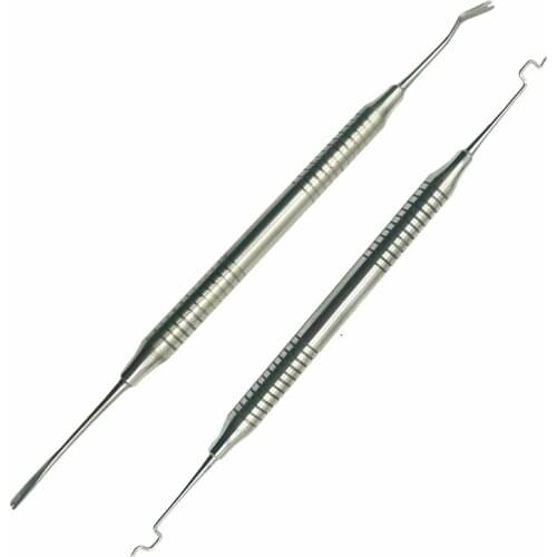 2Pcs/lot Dental Orthodontic TWIRL-ON Module Ligature Tie Placer Placement Convinient Usage Tool