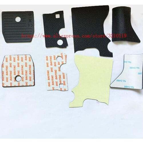 Free Shipping A Set New original Bady rubber (Grip+left side+thumb+bottom+Top Cover) repair parts For Nikon DF SLR