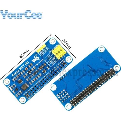 Sense HAT ADC Accelerometer Temperature Sensor Module Shield Expansion Board for RPI Raspberry Pi 4B