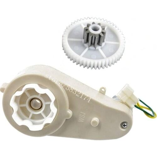 Children electric car gearbox with motor 12V 6V kids ride on electric car motor gear box, high quality 24V gearbox