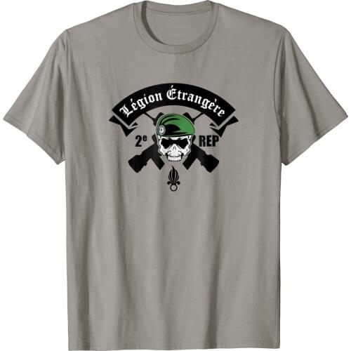 2 Rep French Foreign Legion Paratrooper Men T Shirt Short Casual 100% COTTON O-Neck Men TShirt