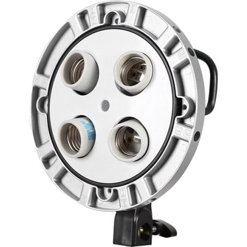 Godox TL-4 4in1 E27 Socket Tricolor Bulb Light Lamp Head Continuous light For Bowen Mount Multi-Holder Photography