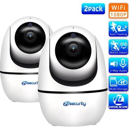 1080P Home Security Wifi Camera AI Human Tracking H.265 Wireless Cloud Audio IP Camera SD Card Network Video Surveillance CCTV