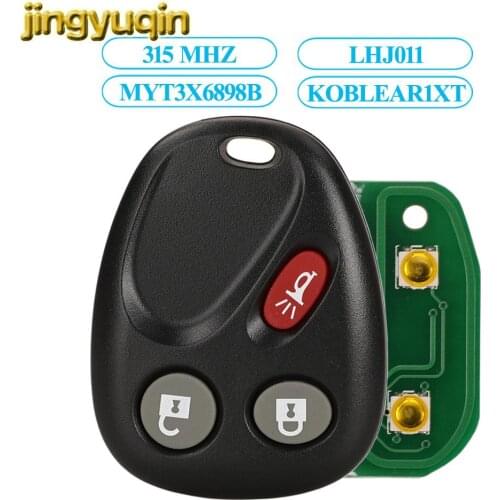 Jingyuqin Remote Car Key Fob Control 315MHZ For Buick Rainier Hummer H2 GMC Yukon Chevrolet Suburban 1500 Pontiac 3B