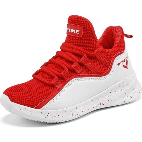 Kids Basketball Shoes Mesh Girls Running Shoes Breathable Lace Up Sports Sneaker Lightweight Outdoor Trainers баскетбольные