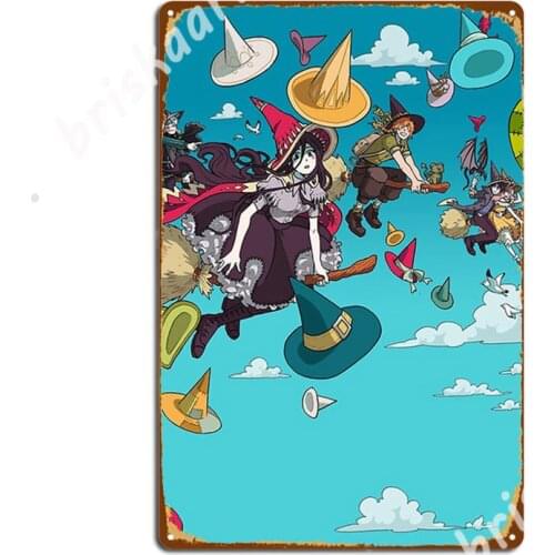 Flying Hats Metal Signs Wall Cave Garage Club Poster Printing Tin sign Posters