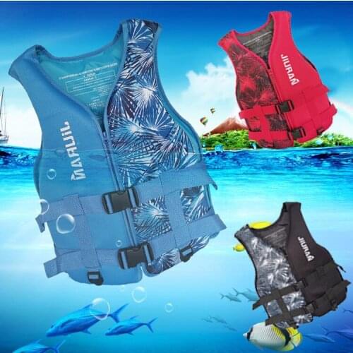 Summer Universal Outdoor Swimming Boating Skiing Driving Vest Survival Suit Polyester Life-Jacket For Adult Children Swimwear#g4
