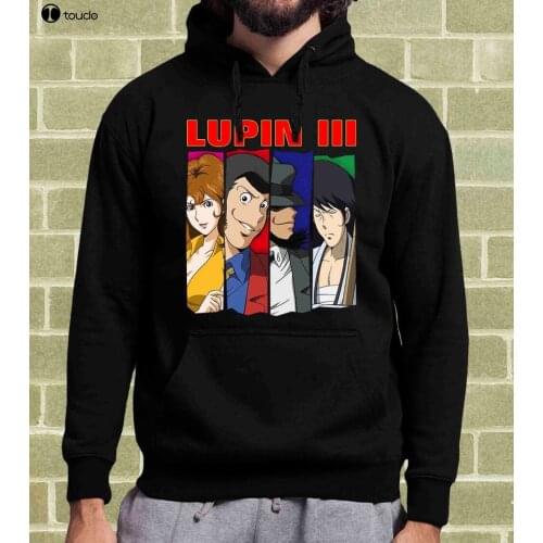 Lupin III 3 Cartoon Fela Per Uomo e Bambino Hoodies Sweatshirt