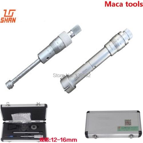 Shan brand 6-8mm 8-10mm 10-12mm 12-16mm 16-20mm Three-point Internal Micrometers Three point inside Micrometer Measurement Tool
