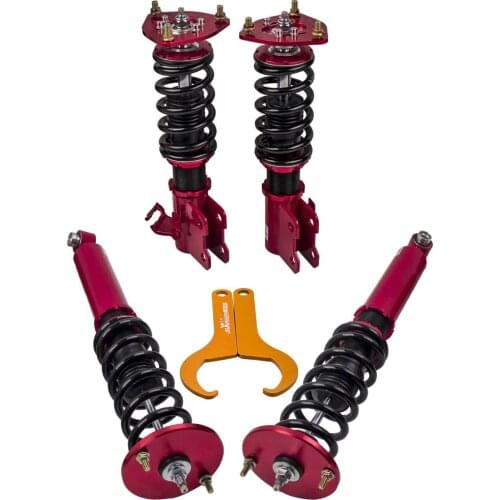 24-Way adj. Damper Coilover Shock Strut For Nissan S14 200SX 240SX Silvia 94-98 Suspension Shock Absorber Coil Spring