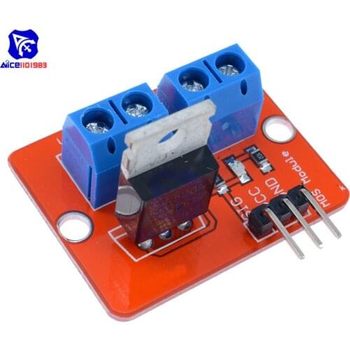 Diymore MOSFET Button IRF520 MOSFET Driver Module for Arduino ARM Raspberry pi