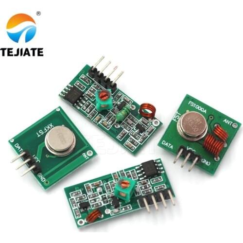 1Set 315M/433M UHF Regeneration Receiving Module Wireless Transmission Modular Unit Transmitter + Receiver