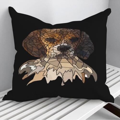 BEAGLE Throw Pillows Cushion Cover On Sofa Home Decor 45*45cm 40*40cm Gift Pillowcase Cojines Dropshipping