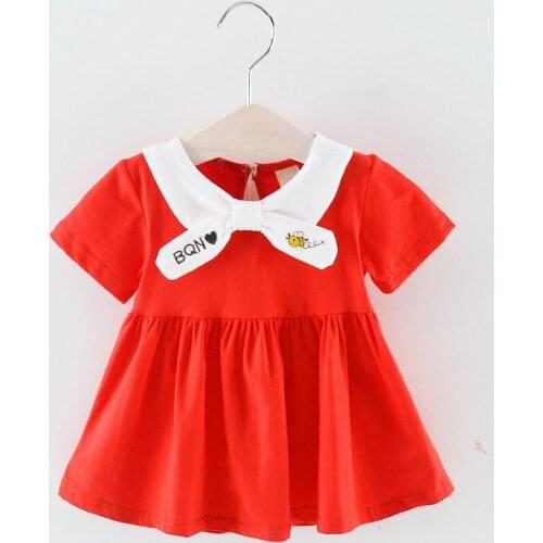 2019 New Baby Girls Dress Summer Newborn Baby Dresses for BABY Embroidery Dresses Girls Princess Infant Summer Bee Clothing