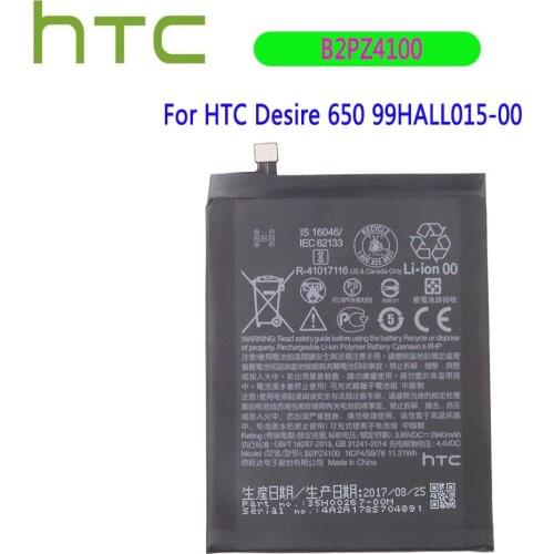 Original Battery 2940mAh B2PZ4100 For Desire 650 99HALL015-00 Desire 650 4G Li-polymer Batteries
