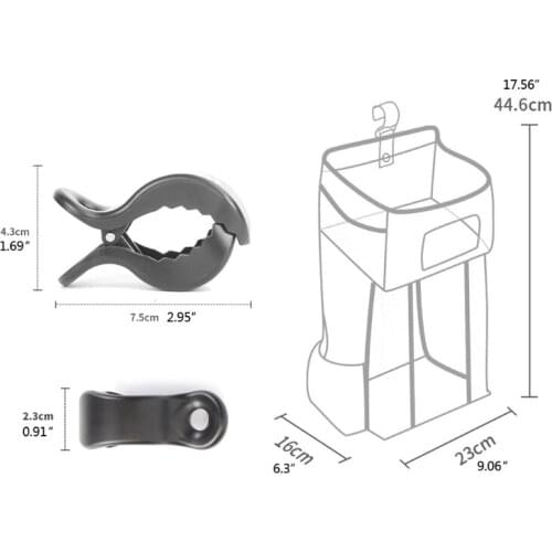 Diaper Stacker Hanging Diaper Storage Bags Nursery Organizer for Changing Table 69HE