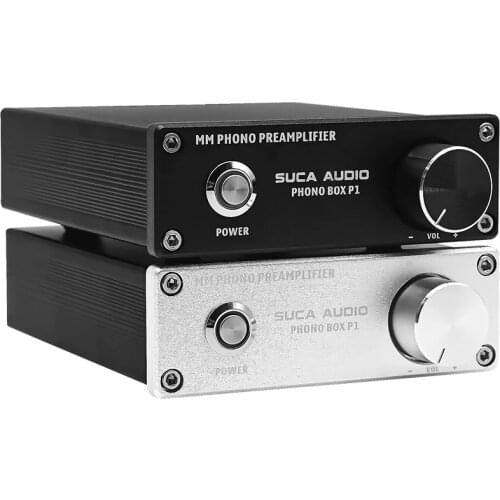 SUCA Phono MM Preamplifier LP Vinyl Record Player For Home Audio Phonograph Preamp Turntable Sound Amplifier Amp