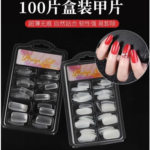 Nail Supplies For Professionals French Style Full Stickers Half Stickers Mixed Size Full Coverage Press On Nails Design H004