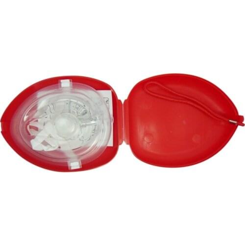 Professional First Aid CPR Breathing Mask Protect Rescuers Artificial Respiration Reuseable With One-way Valve Tools