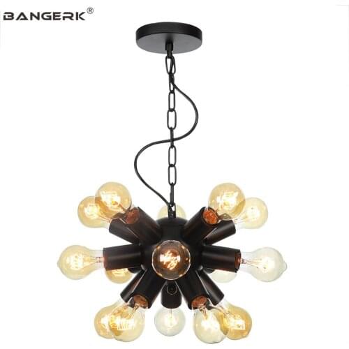 Simple Modern Hanging Lamp Loft Decor Iron Pendant Light LED E27 Edison Dining Room Indoor Pendant Lighting Droplight Luminaire