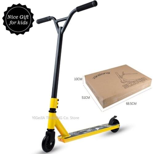 Pro Stunt Scooter with Stable Performance Pro Scooter for Age 7 Up Kids - CrMo4130 Chromoly Bar - Reinforced 20" L4.1 W Deck