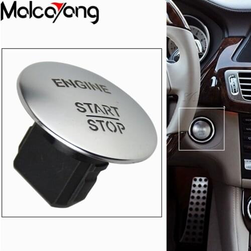 Silver Keyless Go Start Stop Push Button Engine Ignition Switch 2215450714 For Mercedes-Benz W164 W205 Switches