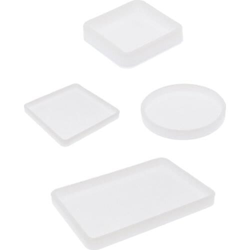 Silicone Ornaments Mold Resin Casting Mould for DIY Coaster Jewelry Making