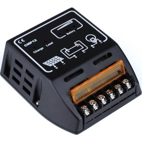 Smart Solar Charger Controller 12V 24V 10A Solar Controller For Small Power Generation System and Solar Electric Fence Battery