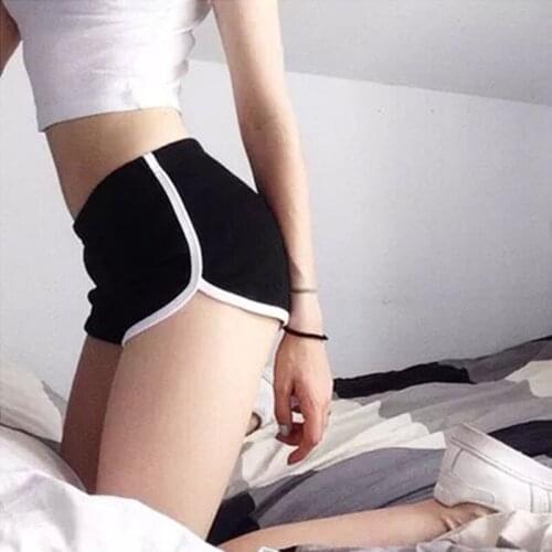 Women Shorts Pajama Pants Summer Casual Elastic Loose Waist Running Fitness Pants Home Sleep Hot Pant Solid Gym Yoga
