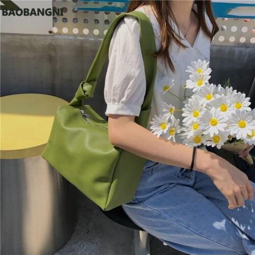 Women Knotted Shoulder Bags Pillow Handbags Crossbody Bags Female Fashion Bags Messenger Bag