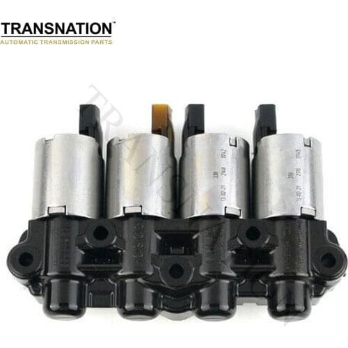 0AM Transmission Solenoid Valve Kit 4 PCS/SET Auto Spare Part For AUDI SKODA VW DQ200 Car Accessories Transnation 0258120A-CS