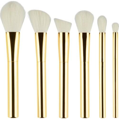 1Pcs Golden Makeup Brush Set Beginner Beauty Tools Soft Not Tie Face Powder Eye Shadow Foundation Brush