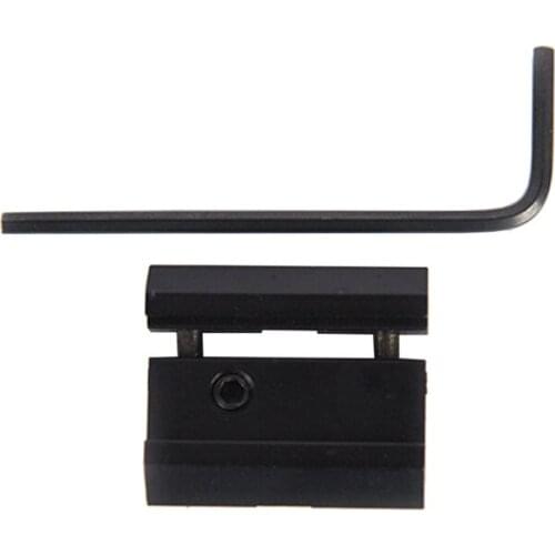 11mm to 22mm Military Dovetail to Weaver Picatinny Aluminum Adapter .22 cal Rifle Gun Snap In Rail Adapter New