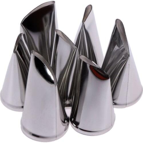 7 PCs/set Cake Decorating Tips Set stainless steel Cream Icing Piping Sugar craft Rose Nozzle Decorating Cupcake Pastry Tools