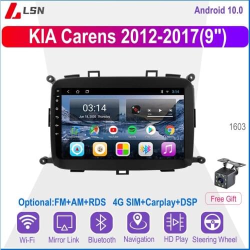 9" Android 10 For Kia Carens 2012,2014,2015,2016,2017 Multimedia Video GPS Navigation Car Radio Player Auto Stereo Navi 2Din