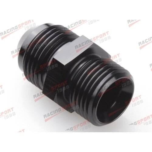 AN -8 AN8 -8AN 8AN male to 1/2" BSP BSPP Straight Adapter adaptor AD56007 BLACK