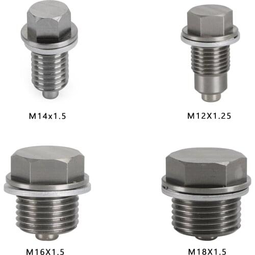 M14 x 1.5 MM Stainless Steel Car Oil Drain Plug with Neodymium Magnet Universal Car For Honda For BMW Auto Parts