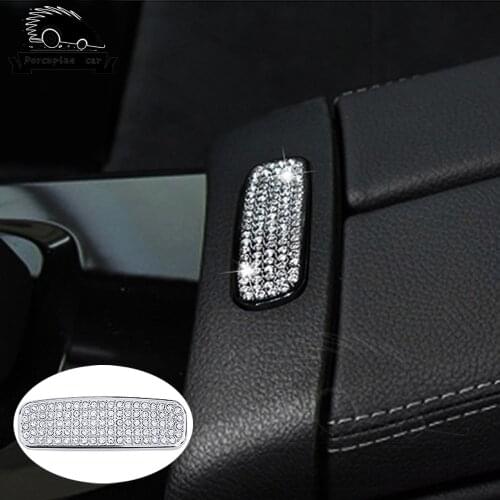 Diamonds Car Armrest box Button Button Switch Cover for Mercedes Benz A Class W177 V177 A180 A200 A220 A250 A35 AMG 2019