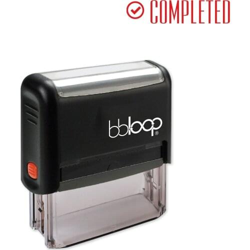 Bbloop Completed w/icon Style Font and Design Self-Ink