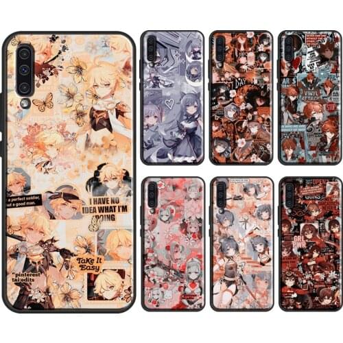 Genshin Impact Anime Cover For Samsung Galaxy A52 A12 A32 A72 A10 A40 A50 A70 A21S A20e A11 A31 A41 A51 A71 Case