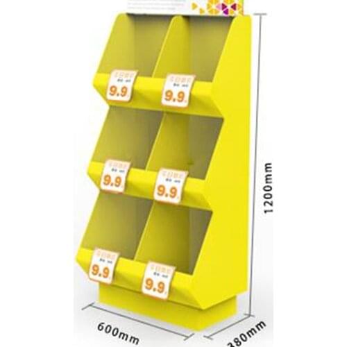 Supermarket merchandising display container Rack store shop product holder container box shelf accessory