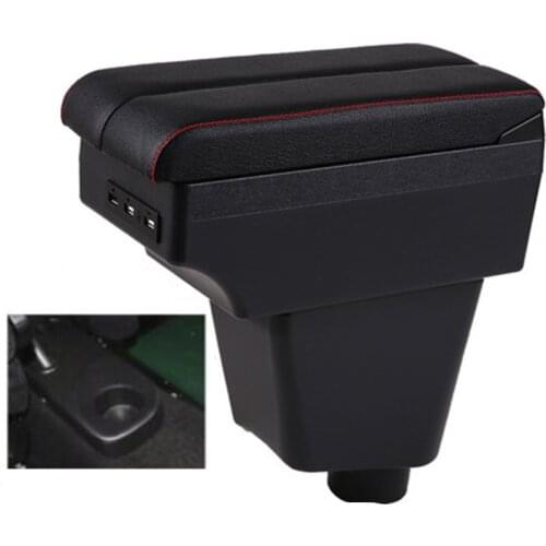 For Renault Clio 4 Armrest box central Store content box with USB interface