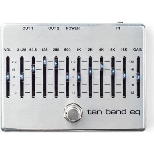 EQ equalizing single piece effector 108 109 electric guitar bass universal 6 and 10 stage Monolithic effector