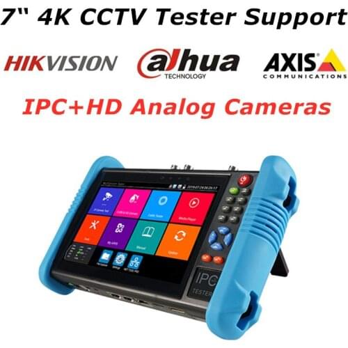 TT-IPC9800ADHS 7" cctv tester cctv monitor ip camera tester analog camera tester ipc tester poe testers monitor HDMI VGA input