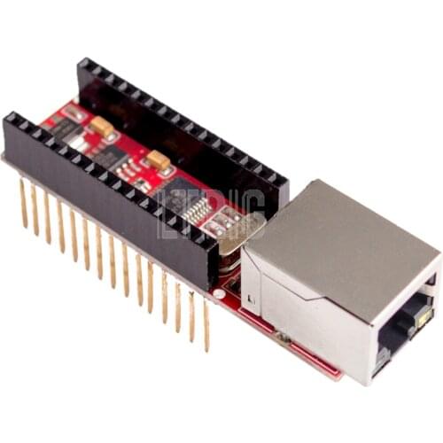 LTRIG custom 1Pcs ENC28J60 Ethernet Shield V1.0 for arduino compatible Nano 3.0 RJ45 Webserver Module