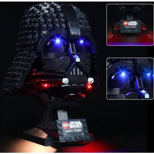 BrickBling Led Light Kit For 75304 Helmet Collectible Model Toy Lighting Set (No Building Blocks)