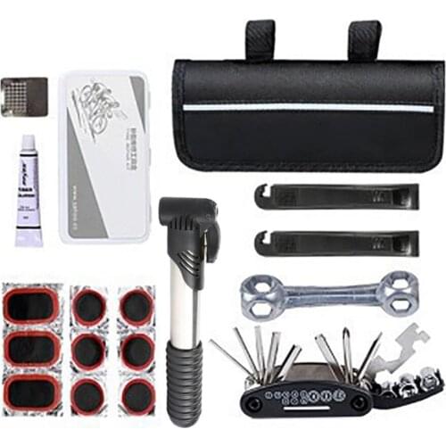 Bicycle Tool Combination Repair Kit Sets Contains Tires Small and Portable Strong and Durable Bicycle Repair Tools