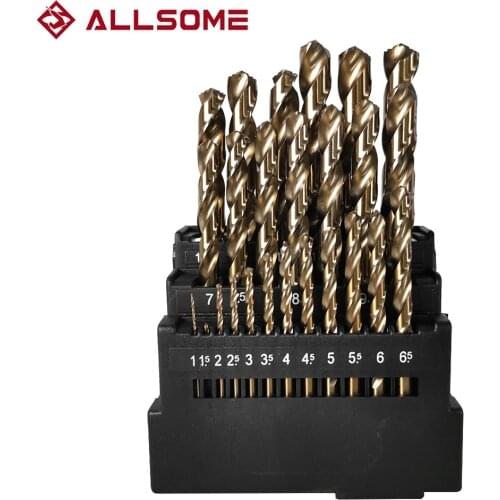 MINIQ M42 HSS Twist Drill Bit Set 3 Edge Head 8% High Cobalt Drill Bit for Stainless Steel Wood Metal Drilling
