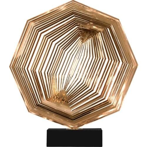 Sales Office shopping mall metal stainless steel decoration hotel lobby soft decoration model room porch creative sculpture