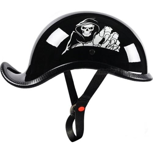 Retro Motorcycle Helmet Moto Helmet Scooter Racing Vintage Half Face Biker Motorbike Crash Moto Riding Helmet Casco Moto